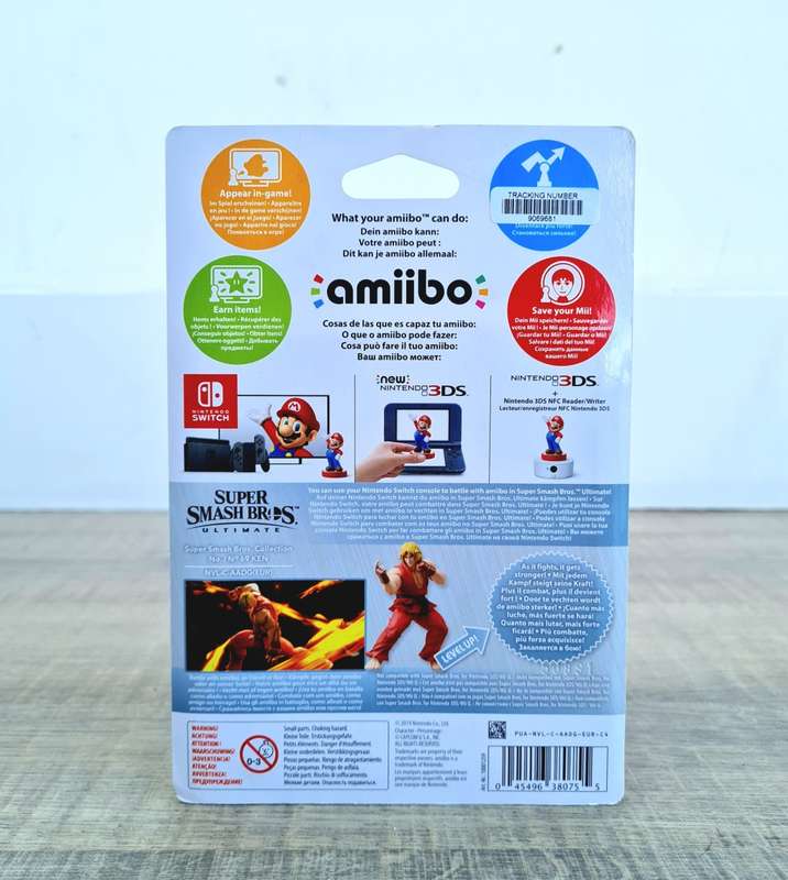 Super Smash Bros Ken Street Fighter Amiibo