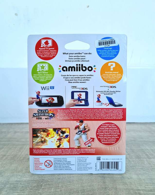 Super Smash Bros Ryu Street Fighter Amiibo