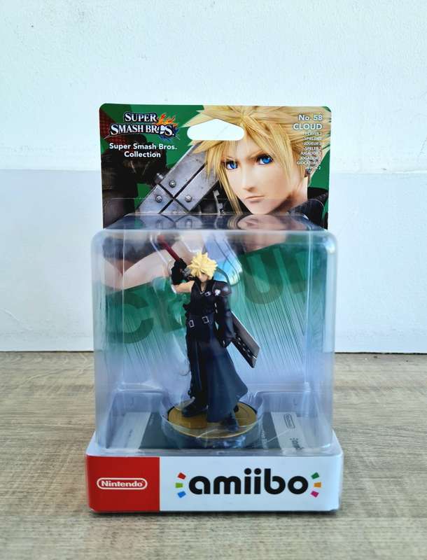 Super Smash Bros Cloud Player 2 Final Fantasy Amiibo