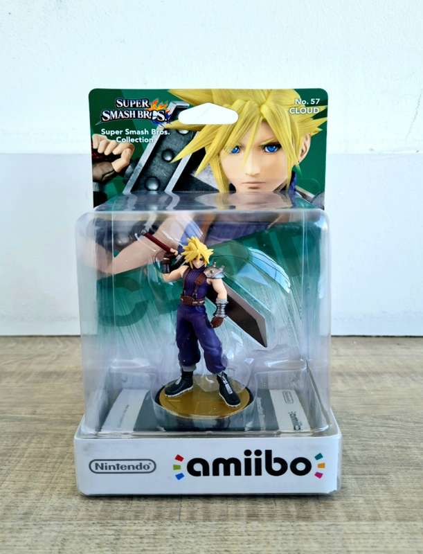 Super Smash Bros Cloud Final Fantasy Amiibo