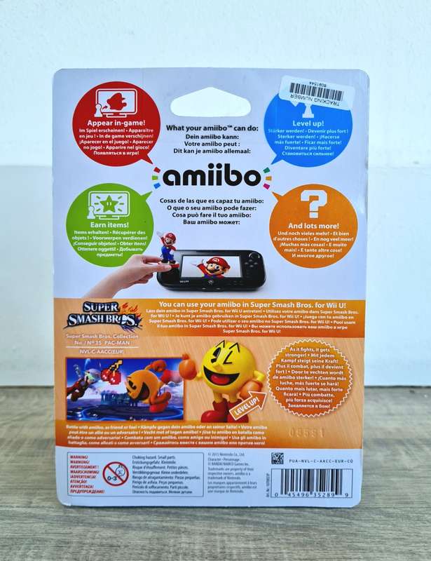 Super Smash Bros Pac-man Amiibo