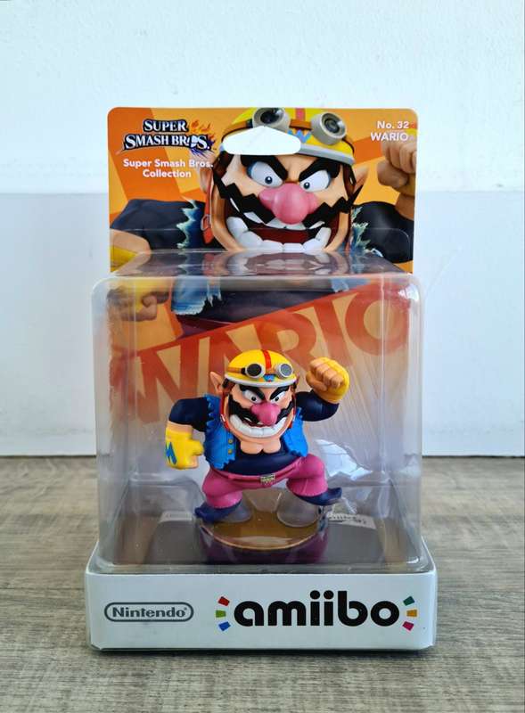 Super Smash Bros Wario Amiibo