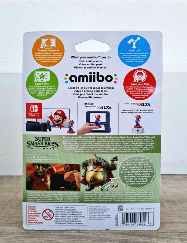 Super Smash Bros King K. Rool Amiibo