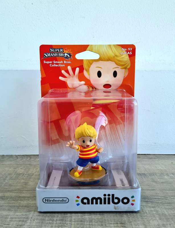 Super Smash Bros Lucas Earthbound Amiibo