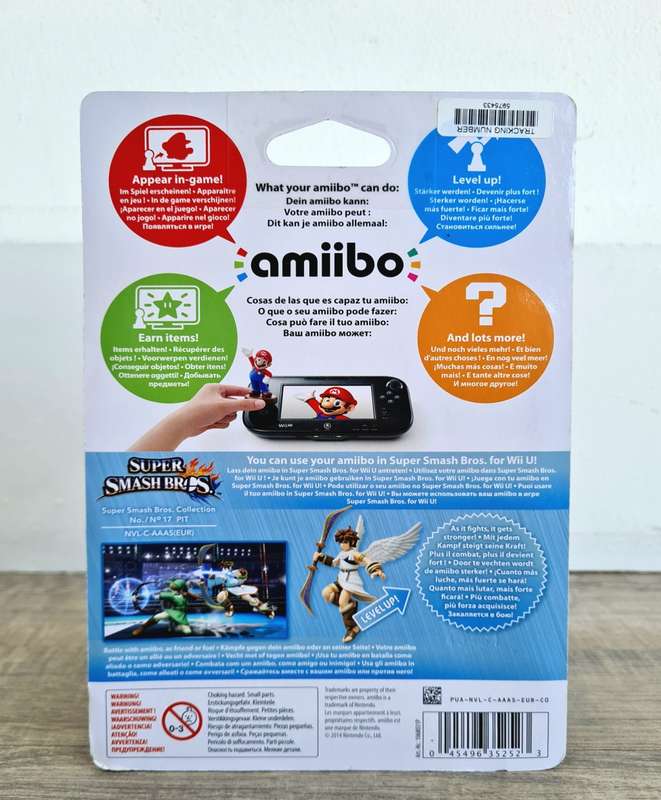 Super Smash Bros Pit Kid Icarus Amiibo