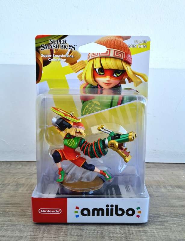 Super Smash Bros Min-Min Arms Amiibo