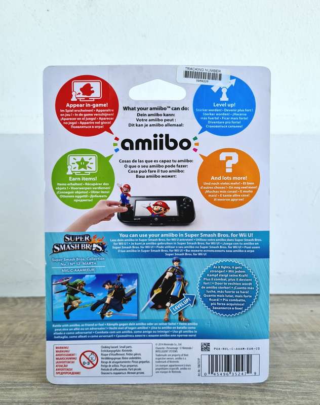 Super Smash Bros Marth Fire Emblem Amiibo