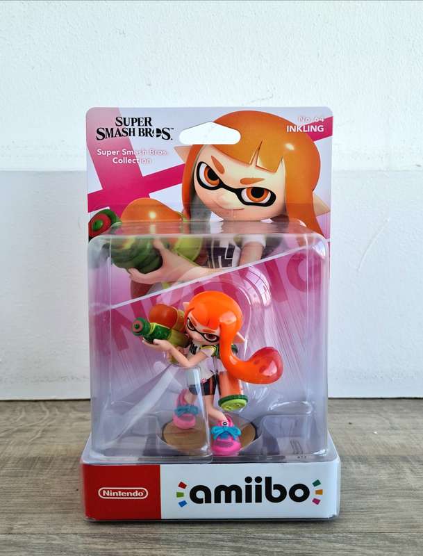 Super Smash Bros Inkling Girl Splatoon Amiibo