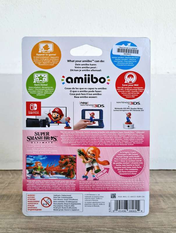 Super Smash Bros Inkling Girl Splatoon Amiibo