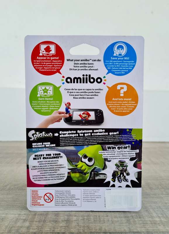 Splatoon Inkling Squid Amiibo