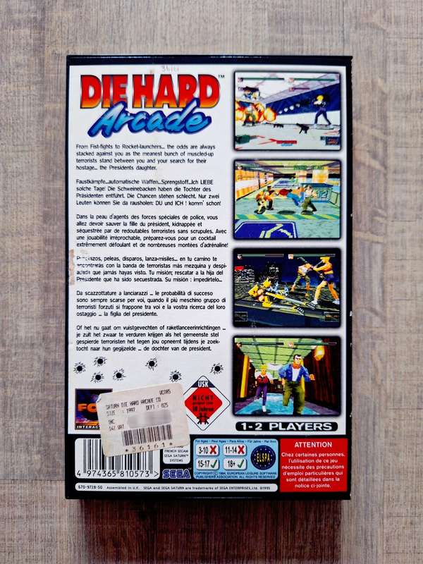 Die Hard Arcade - Sega Saturn