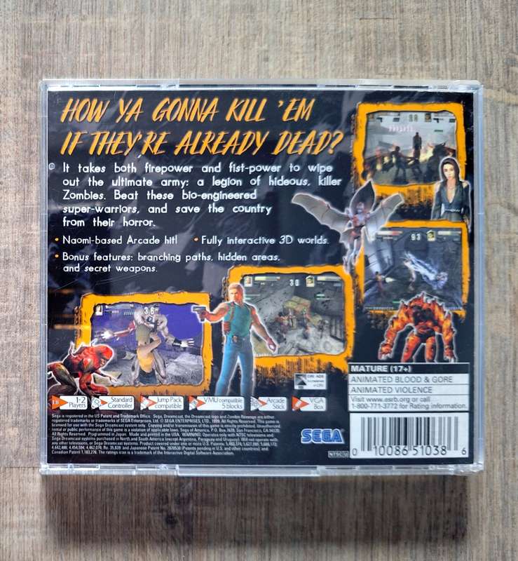 Zombie Revenge - Sega Dreamcast