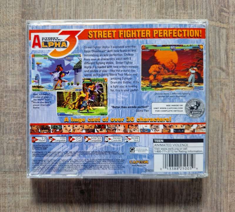 Street Fighter Alpha 3 - Sega Dreamcast