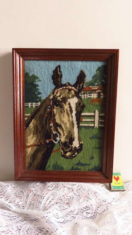 Tapestry of a horse - no glass