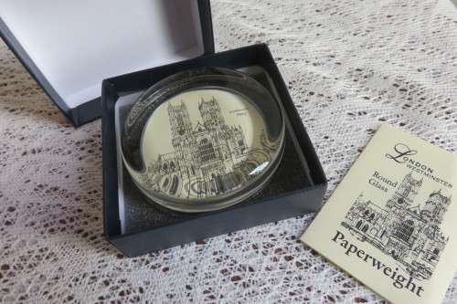 Glass paperweight - mint condition