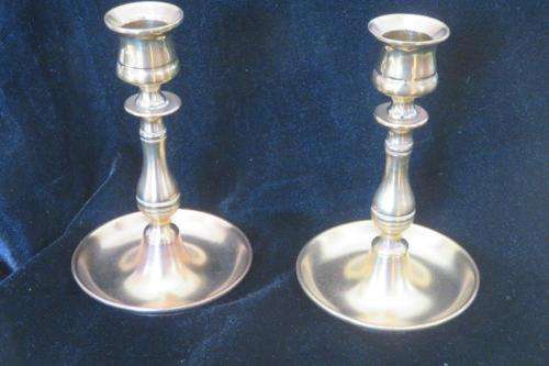 Brass candlesticks