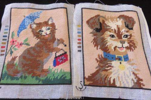 Tapestries - completed, unframed