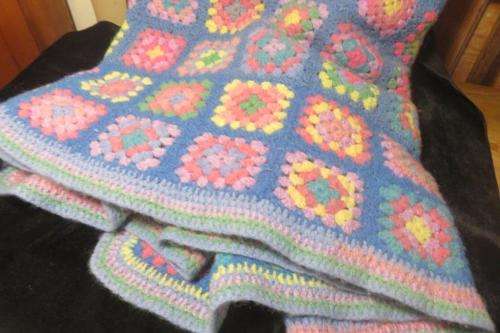 Crochet blanket - granny squares - 115 x 175cm