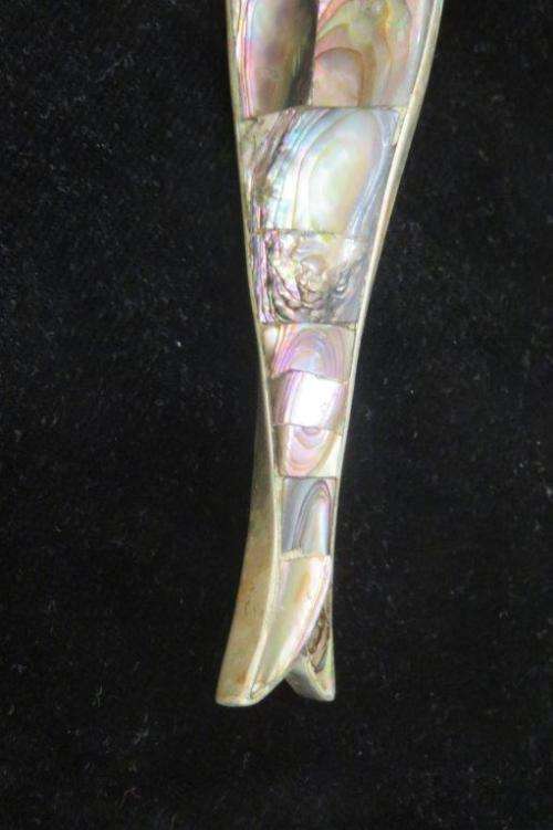 Mother of pearl bottle opener - fish shape- 11cm