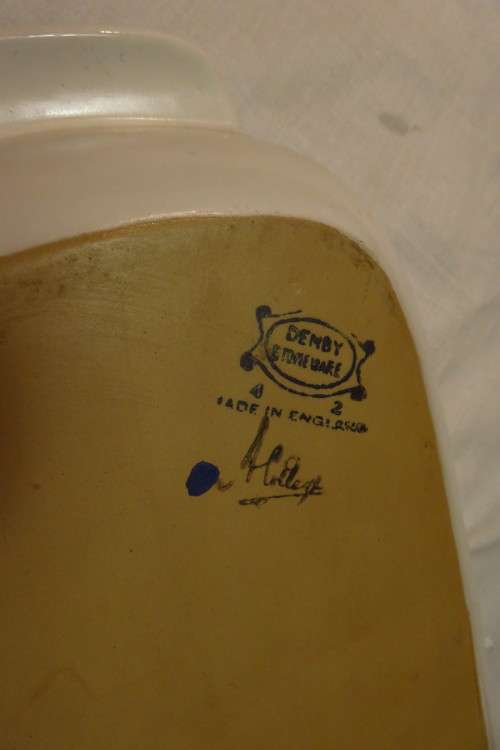 Denby Stoneware dish - wheat - 30cm from handle to handle