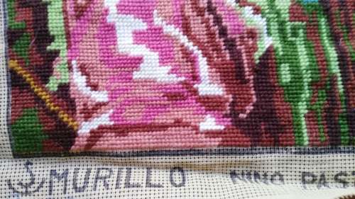 Tapestry - completed, unframed 30x 39cm