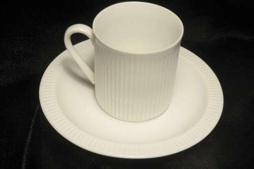 Arzberg coffee expresso/coffee duo cup and saucer - Athena White - 6cm high