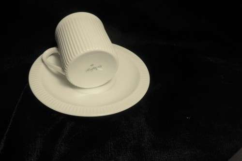 Arzberg coffee expresso/coffee duo cup and saucer - Athena White - 6cm high