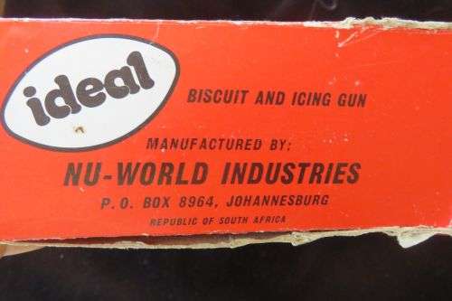 Ideal biscuit and icing gun
