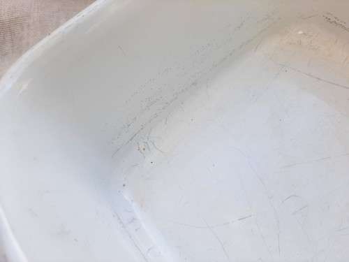 Corningware cornflower - P-4-11 quart - no lid - scratched