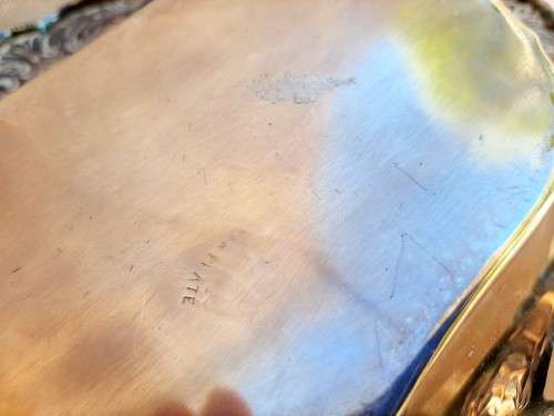 Fabulously ornate silverplate EPNS fruit bowl - 33cm