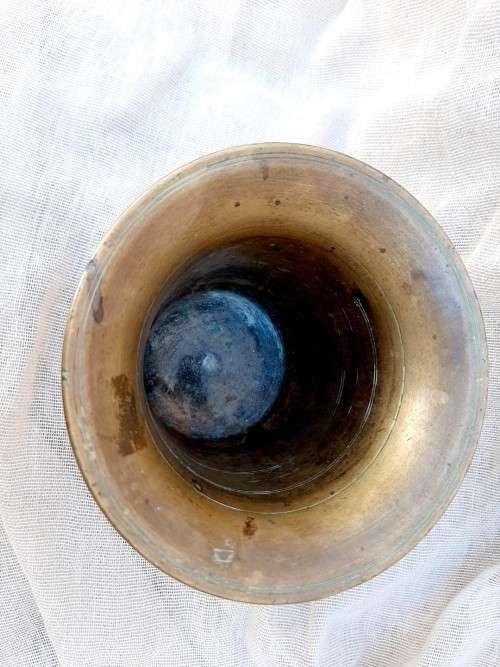 Brass vase?
