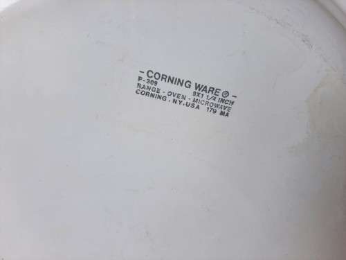 Corningware cornflower pie dish - 25cm