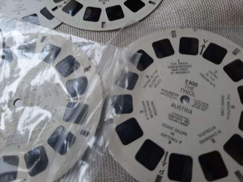 Viewmaster - made in Belgium with 6 tourist reels - retro