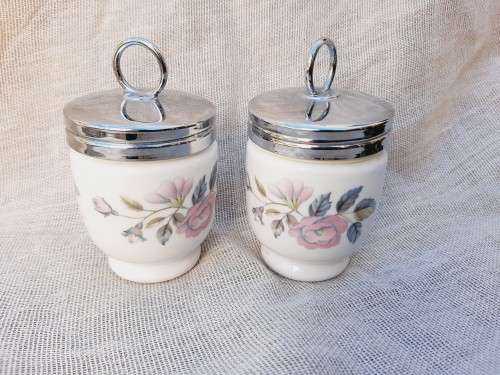 2 Royal Worcester egg coddlers