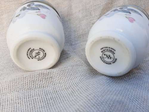 2 Royal Worcester egg coddlers
