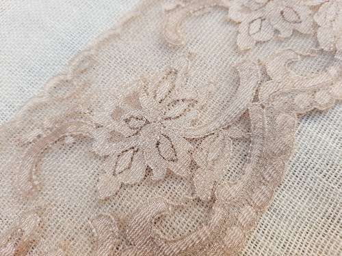 Synthetic lace -8.5cm wide -  price is per metre -