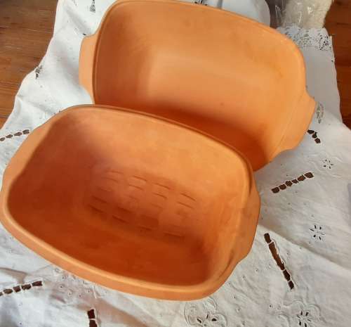 Romertopf casserol dish - 31cm handle end to handle end