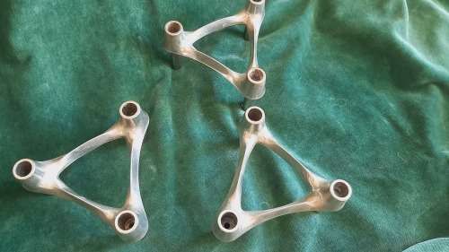 BMF Nagel mid-century candle holders