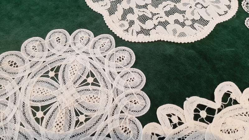 Four delicate doilies -  15, 18, 20 and  23cm