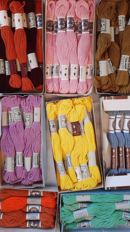 DMC retors matte / soft tapestry cotton as new - list of colours below  -price per skein(10metres)
