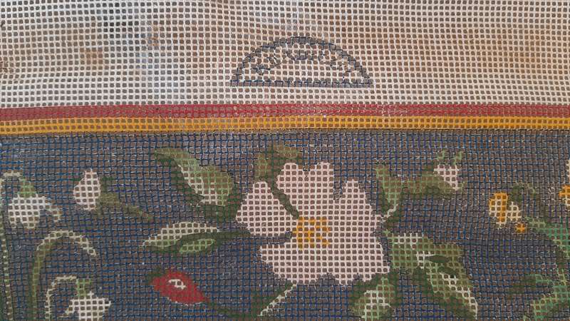 Unfinished tapestry canvas 36 x 36cm