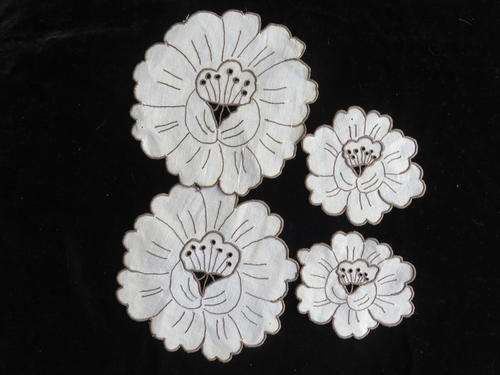 Embroidered doilies - Madeira style