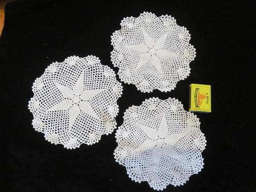 Crochet doilies