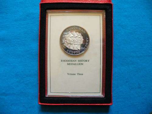 Rhodesia history medallion volume three