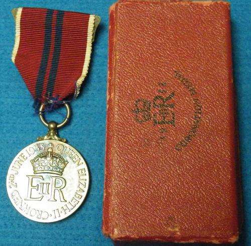 Queen Elizabeth coronation medal