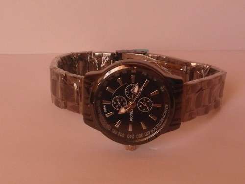 Women's Watch - Knuode K940 Round Fashion Analog  with battery (Black on Black)
