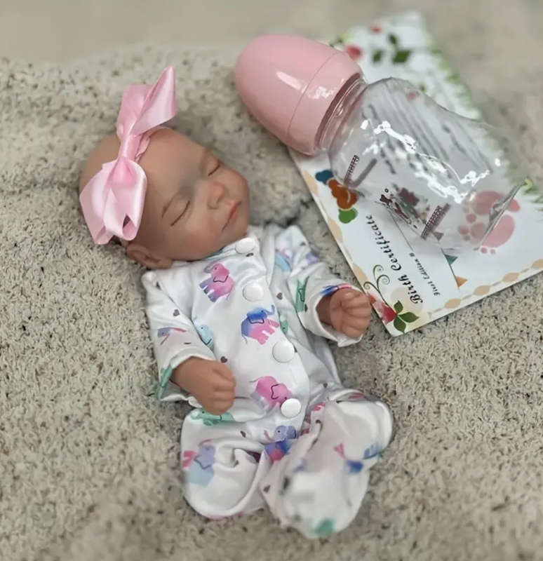Adorable 25.4cm Sleeping Twins - Lifelike Silicone Reborn Dolls