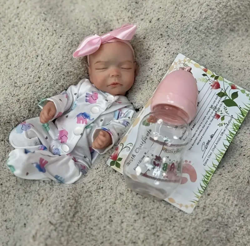 Adorable 25.4cm Sleeping Twins - Lifelike Silicone Reborn Dolls