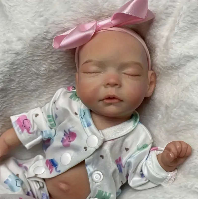 Adorable 25.4cm Sleeping Twins - Lifelike Silicone Reborn Dolls
