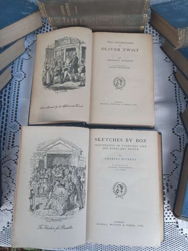 Illustrated collection of Dickens novels